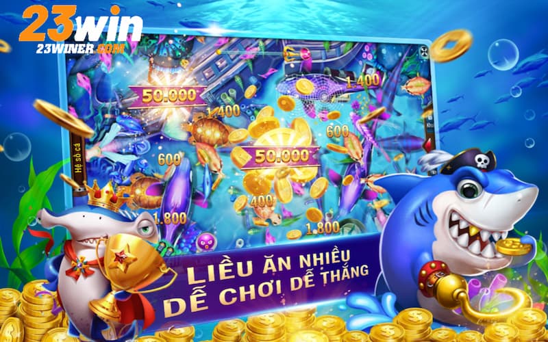 Danh sách các trò chơi ấn tượng có trong chuyên mục bắn cá tại 23Win 